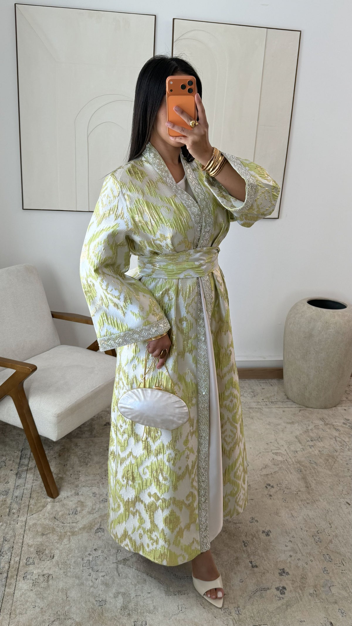 Ilyana Kimono Abaya Set