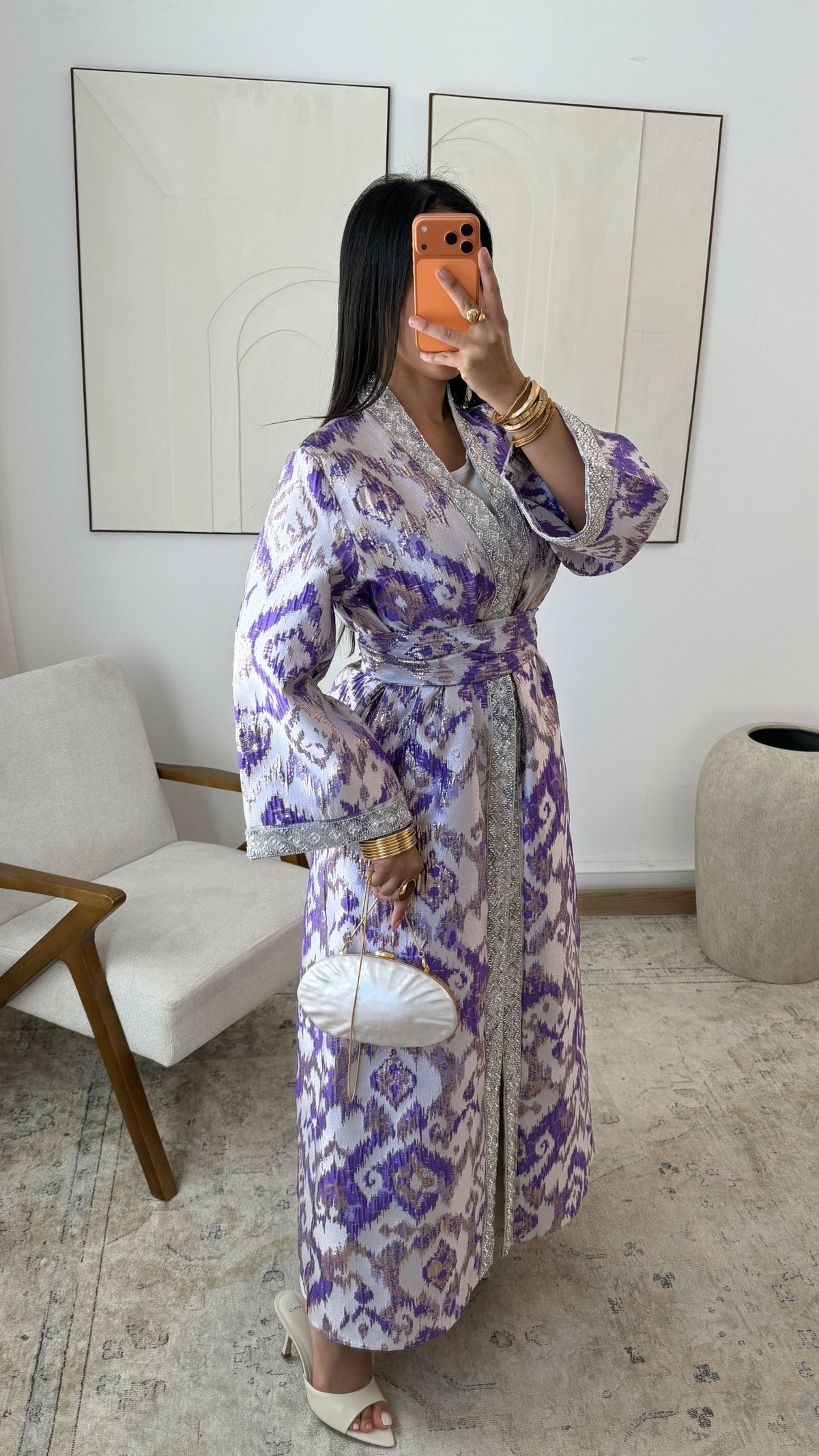 Ilyana Kimono Abaya Set