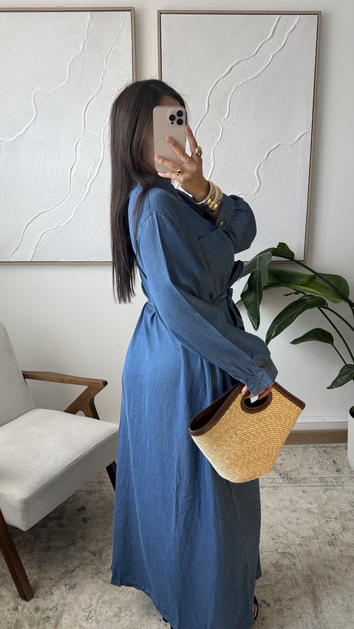 Lina Denim Jurk
