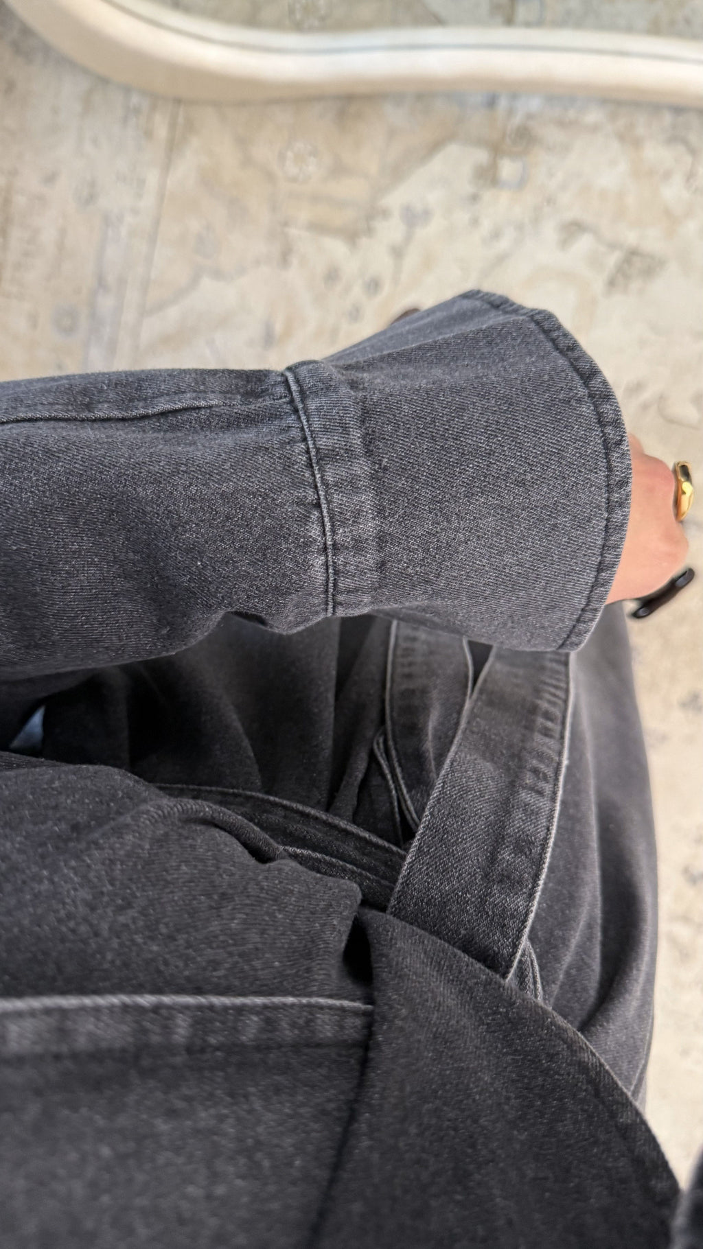 Louise Denim Trench Coat